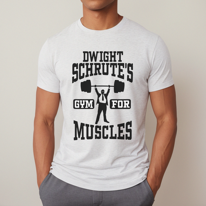 Dwight's Gym For Muscles - Unisex T-Shirt Looper Tees