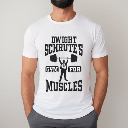 Dwight's Gym For Muscles - Unisex T-Shirt Looper Tees