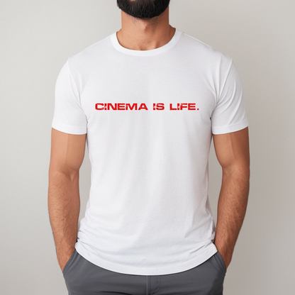 Cinema Is Life Essential Printed T-Shirt Looper Tees
