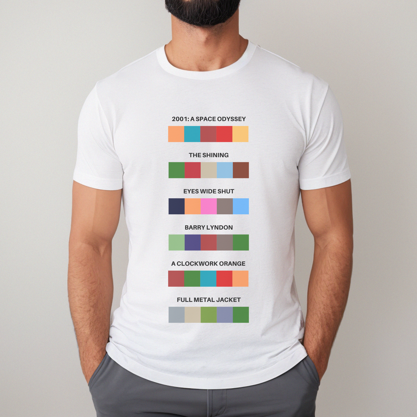 Stanley Kubrick Colors Essential Printed T-Shirt Looper Tees