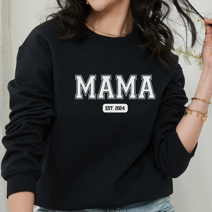 Mama Sweatshirt Custom Mothers day Gift Looper Tees