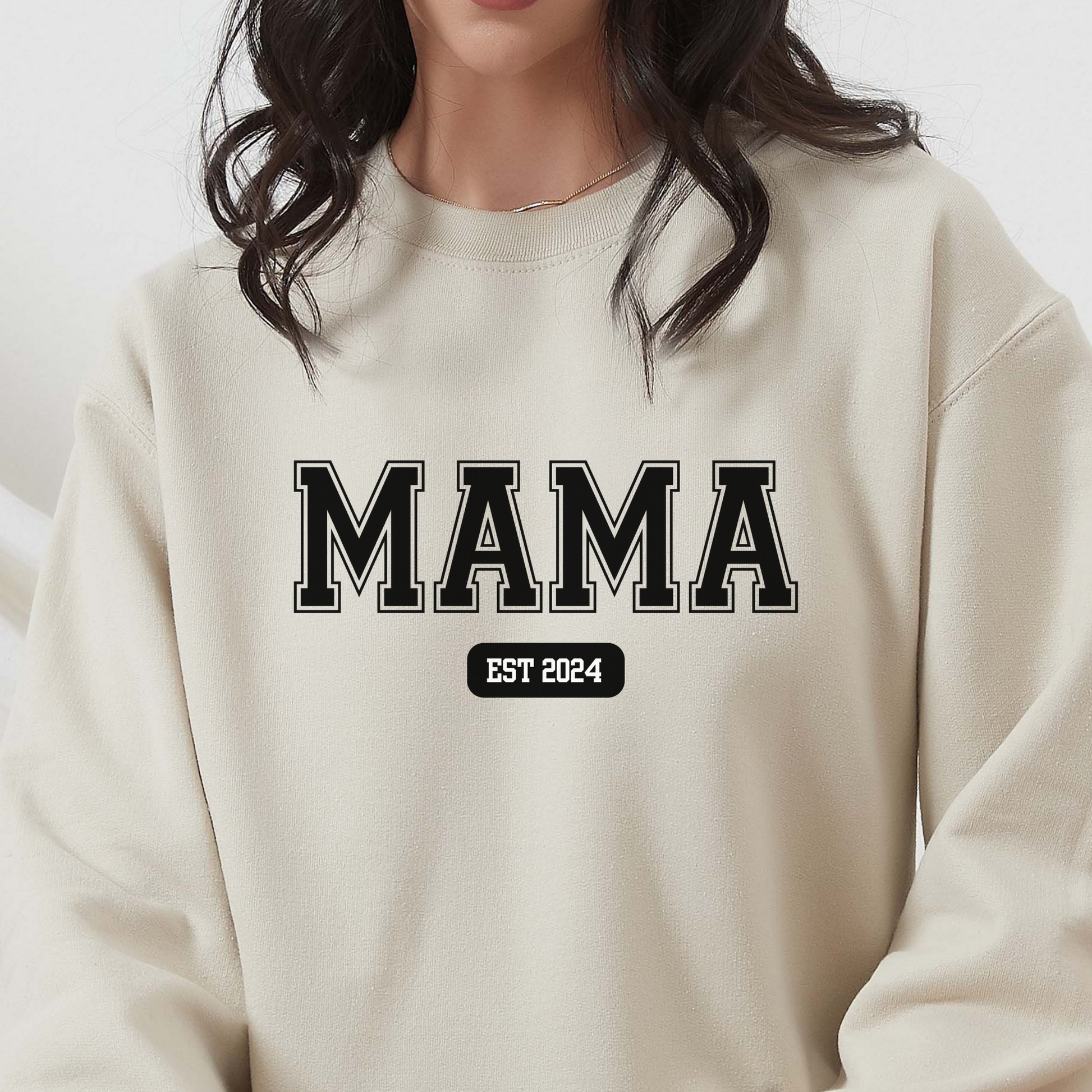 Mama Sweatshirt Custom Mothers day Gift Looper Tees