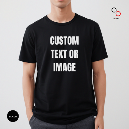 Personalized Custom Name T-Shirt (Text or Image) Printify