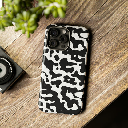 White Camouflage Art Hard Phone Case Printify