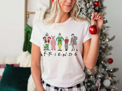 Christmas Friends Unisex Premium T-Shirt Looper Tees