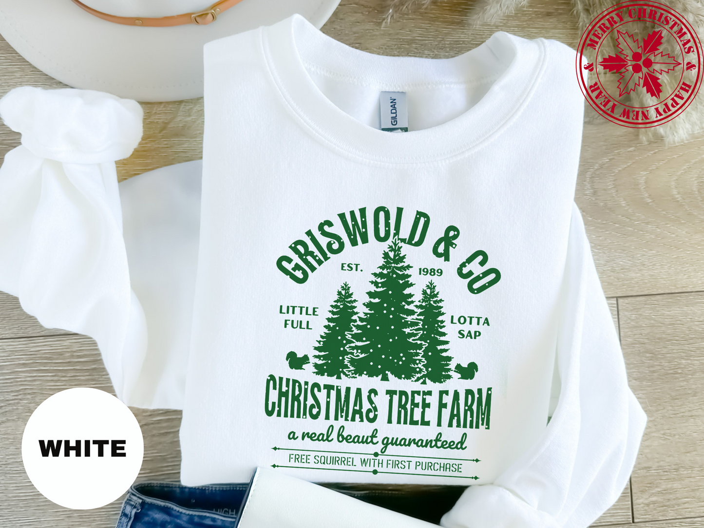 Griswold Tree Farm Christmas - Unisex Premium Sweatshirt Looper Tees