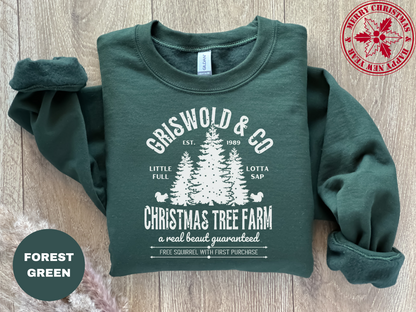 Griswold Tree Farm Christmas - Unisex Premium Sweatshirt Looper Tees