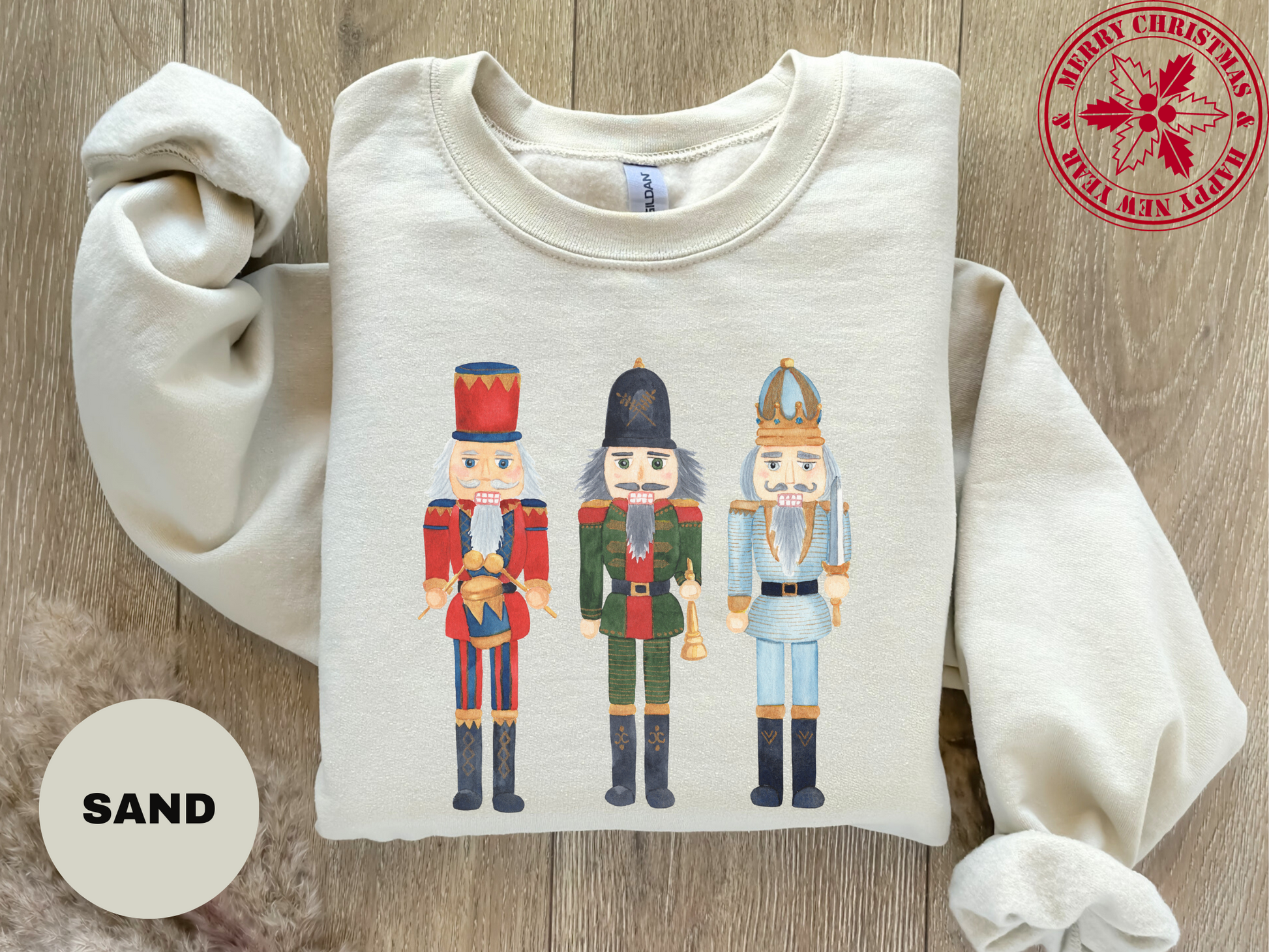 Nutcracker Christmas - Unisex Premium Sweatshirt Looper Tees