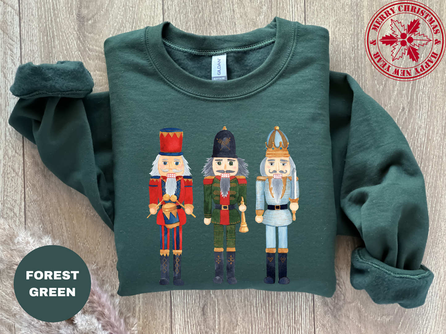 Nutcracker Christmas - Unisex Premium Sweatshirt Looper Tees