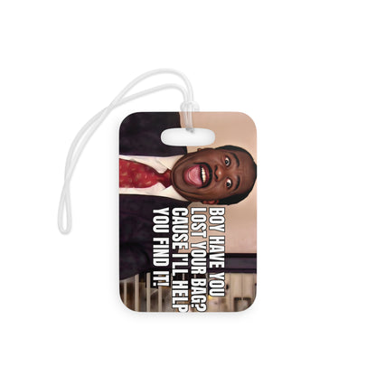 Have you Lost your Bag? Stanley Hudson The Office - Durable plastic Luggage Tag & Bag Tag