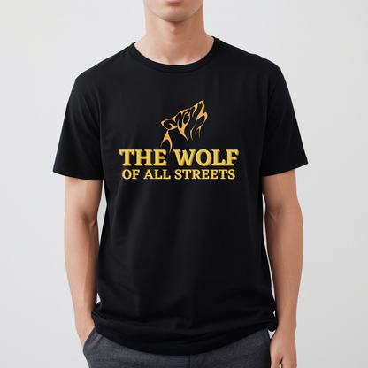 Wolf of All Streets Printed T-Shirt Looper Tees