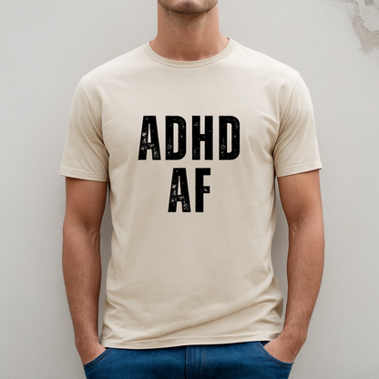 ADHD AF Funny Unisex T-Shirt Looper Tees