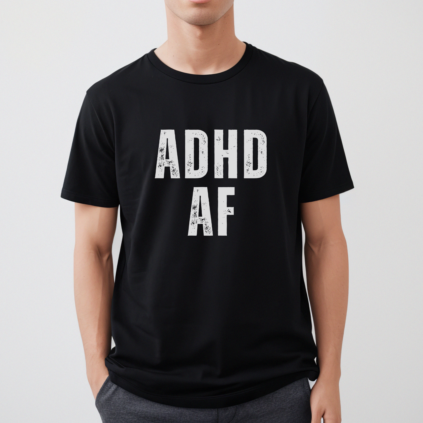 ADHD AF Funny Unisex T-Shirt Looper Tees