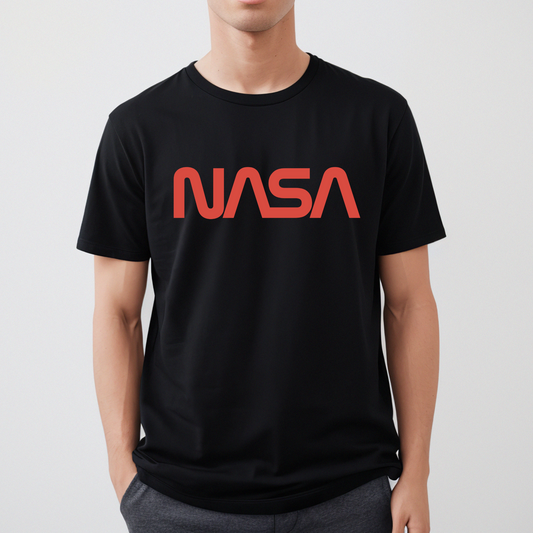 NASA Official Worm Logo - Premium Unisex T-Shirt Looper Tees