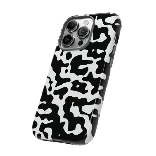 White Camouflage Art Hard Phone Case Printify