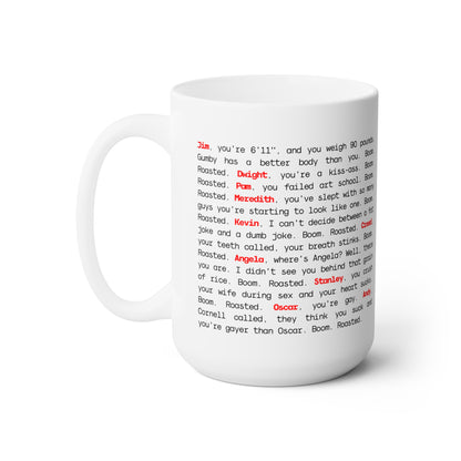 Boom Roasted White Glossy Mug Looper Tees