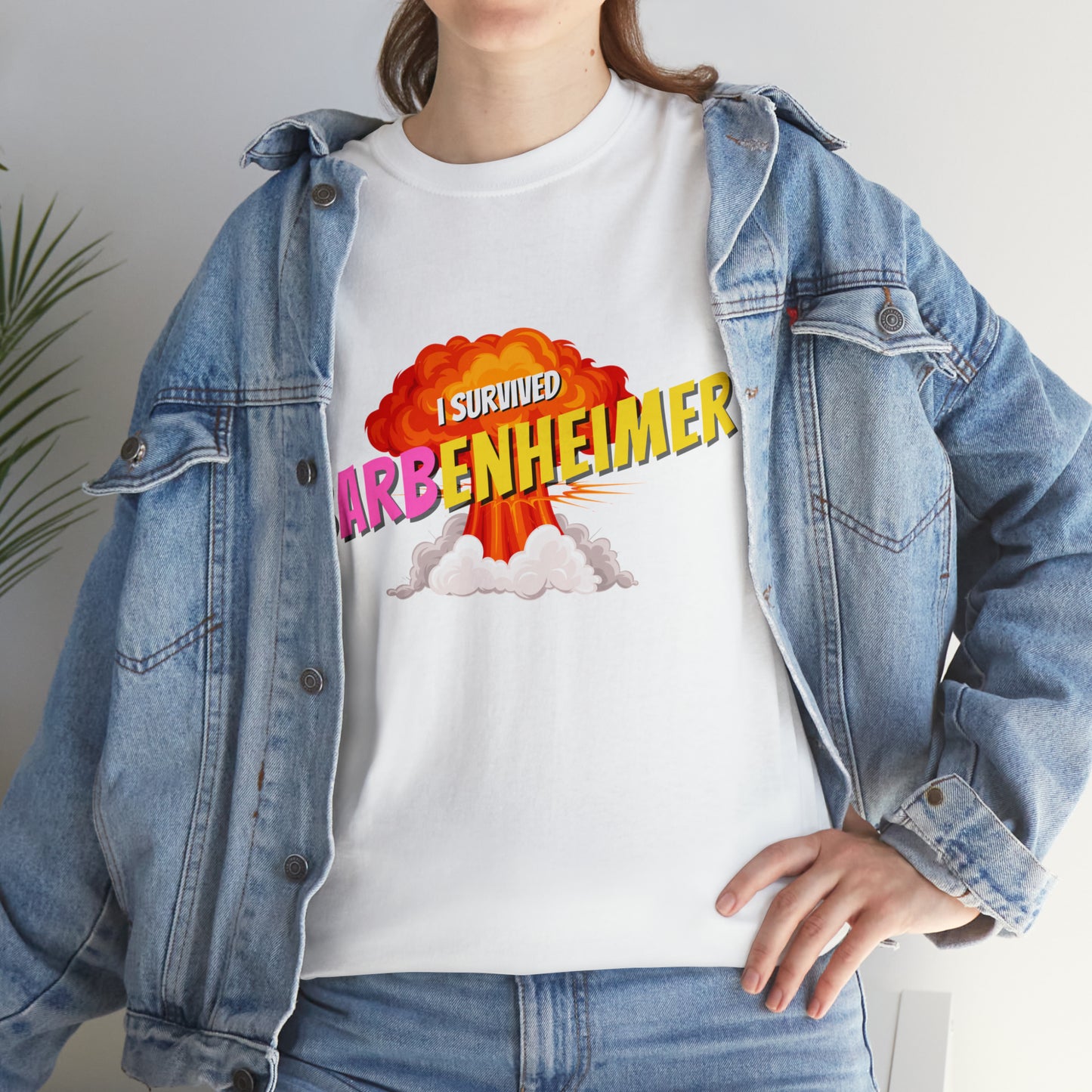 I Survived Barbenhiemer 2023 Printed T-Shirt Looper Tees