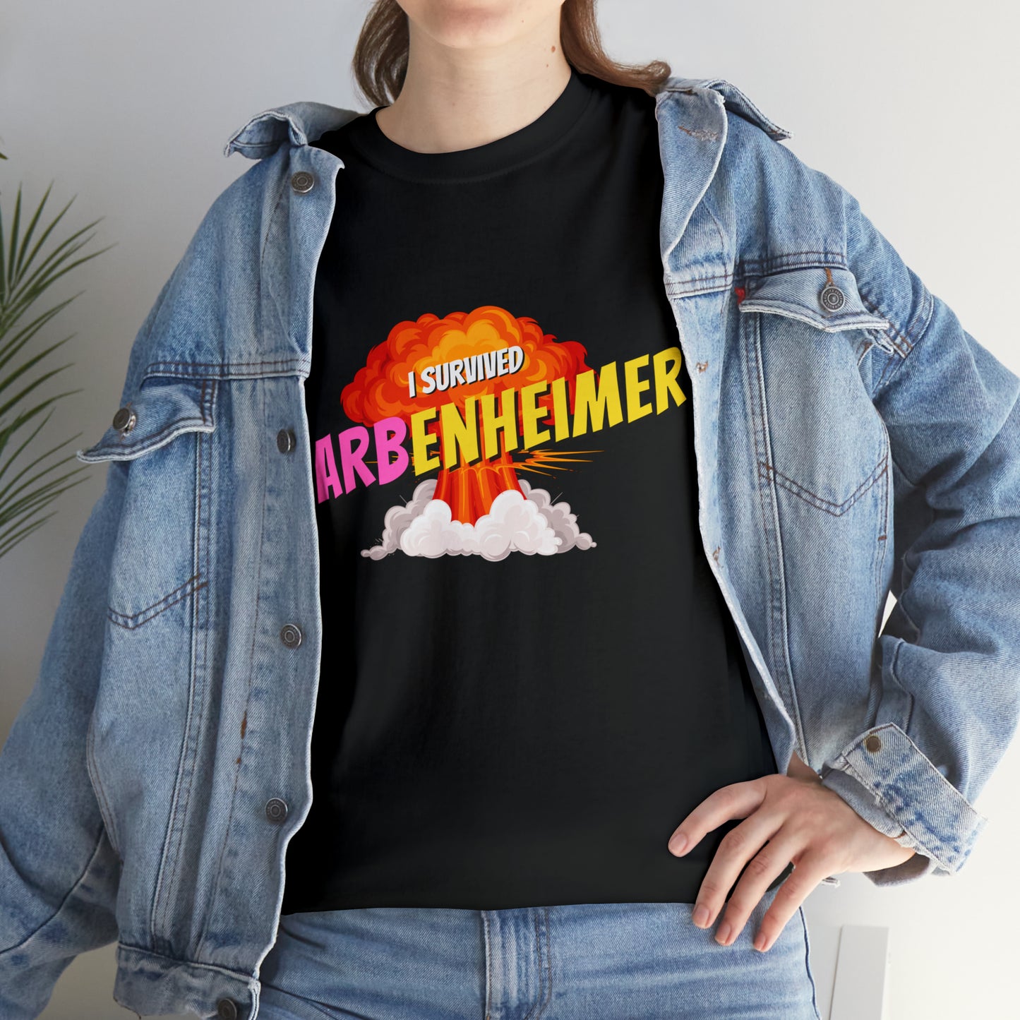 I Survived Barbenhiemer 2023 Printed T-Shirt Looper Tees