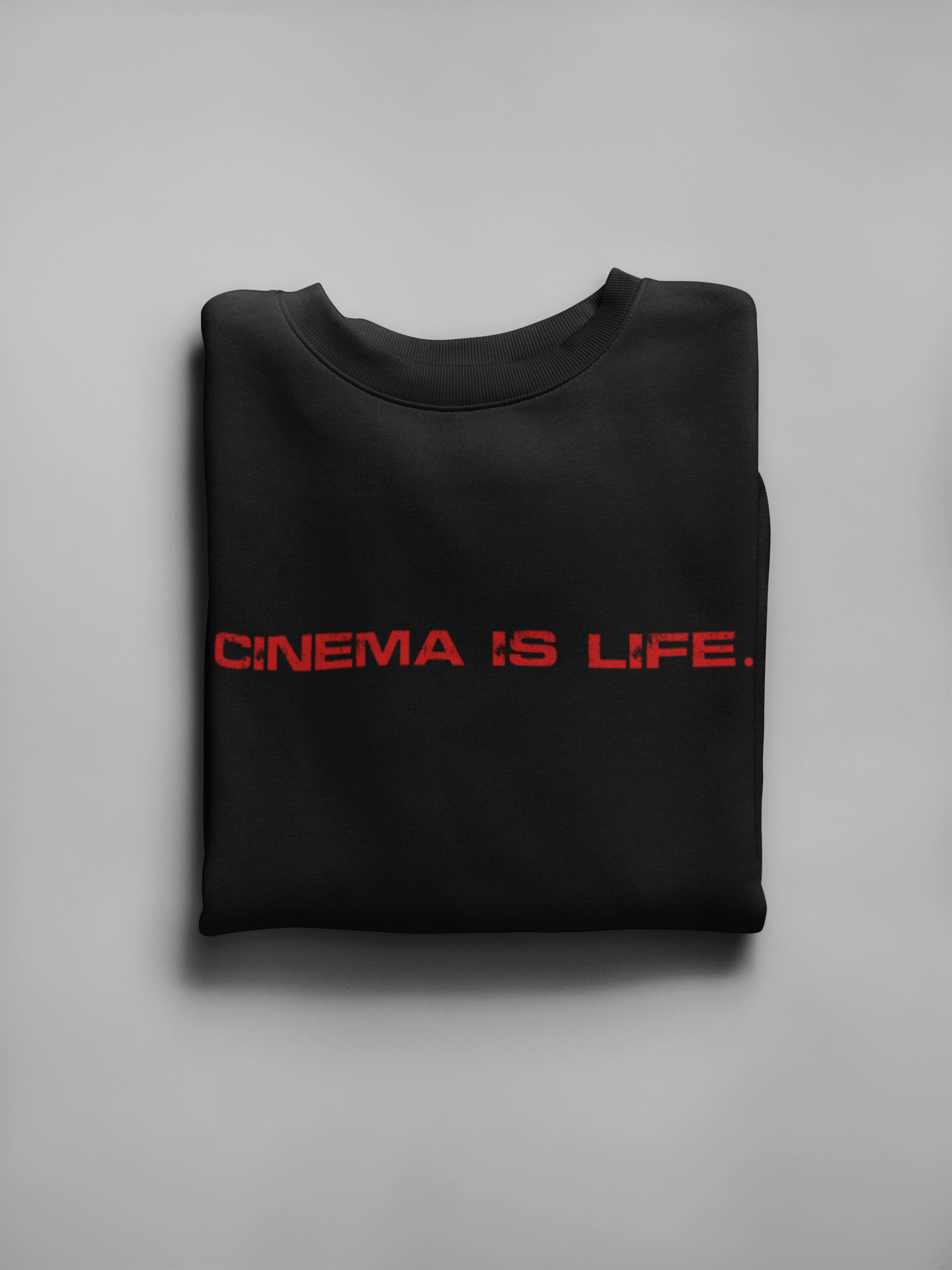 Cinema is Life Premium Sweatshirt Looper Tees