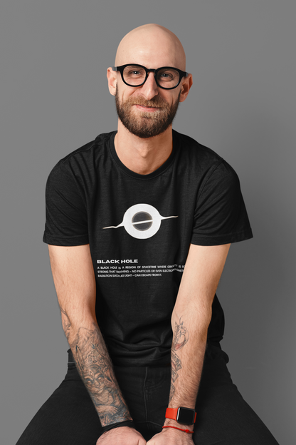 Interstellar - The Black Hole Meaning Printed T-Shirt Looper Tees