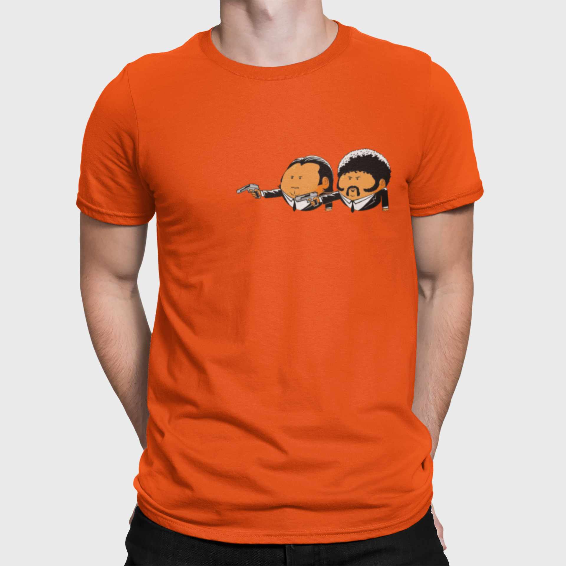 Little Pulp Fiction Pocket Logo Printed T-Shirt Looper Tees