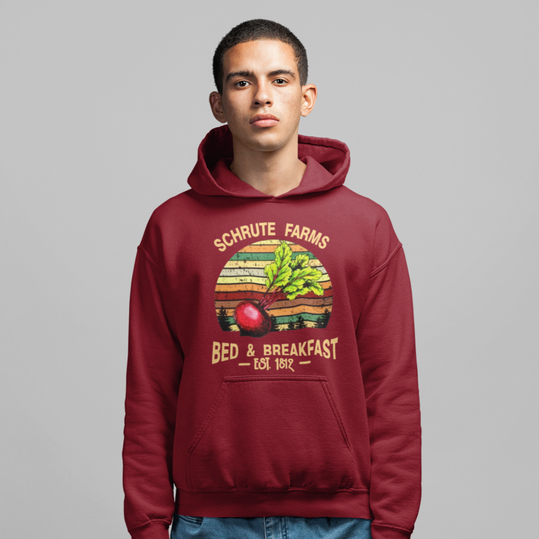 Schrute Farms Bed & Breakfast - Unisex Premium Hoodie Looper Tees