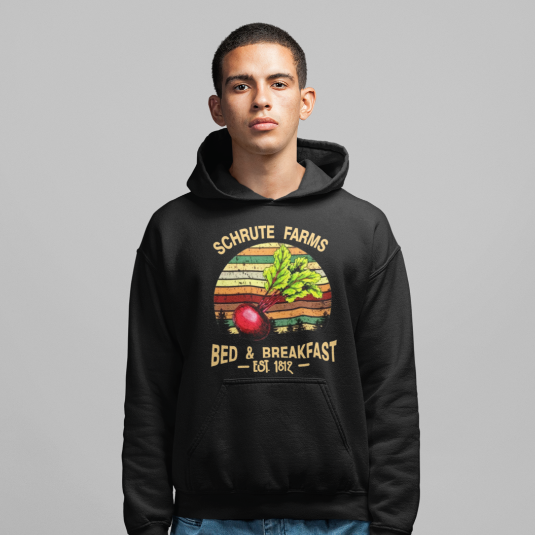 Schrute Farms Bed & Breakfast - Unisex Premium Hoodie Looper Tees