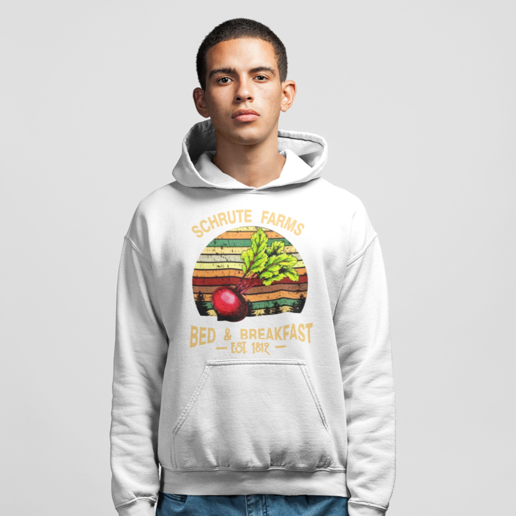 Schrute Farms Bed & Breakfast - Unisex Premium Hoodie Looper Tees