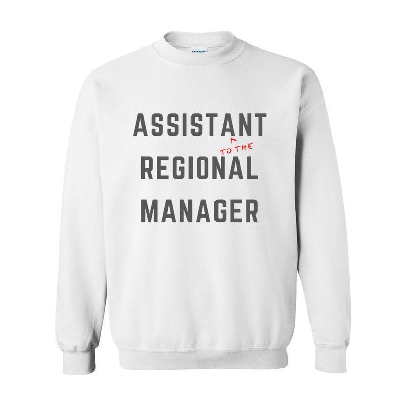 Assistant To The Regional Manger -  Unisex Premium Sweatshirt Looper Tees