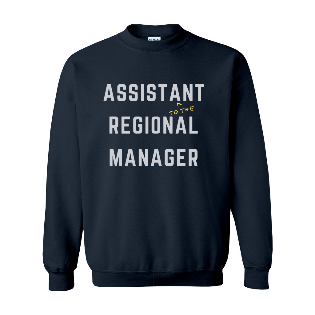 Assistant To The Regional Manger -  Unisex Premium Sweatshirt Looper Tees