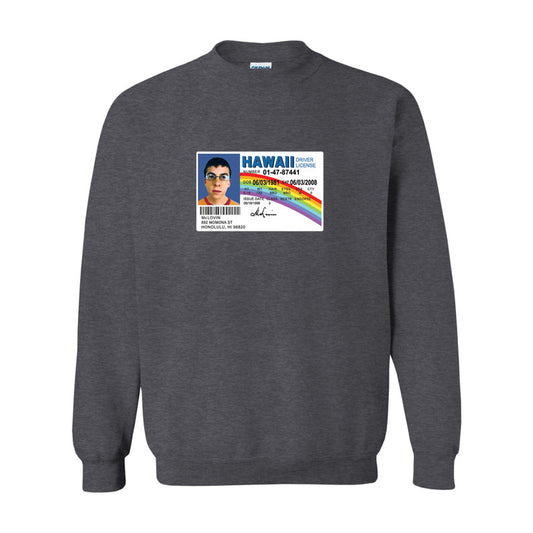 Mclovin Hawaaii ID Superbad Movie Sweatshirt Looper Tees