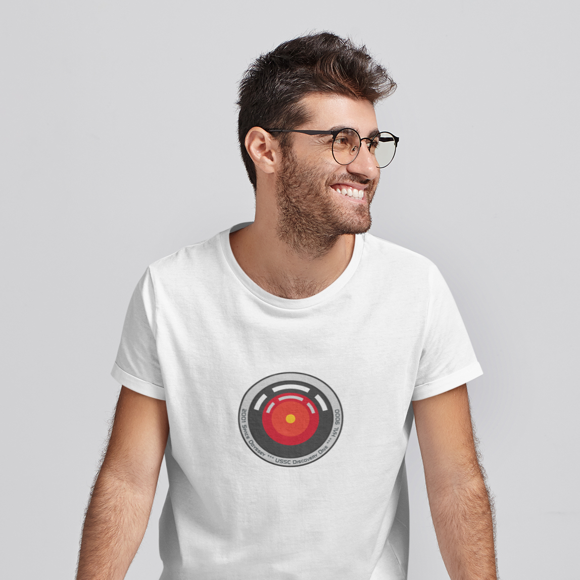 Kubrick - Hal 9000 Printed T-Shirt Looper Tees