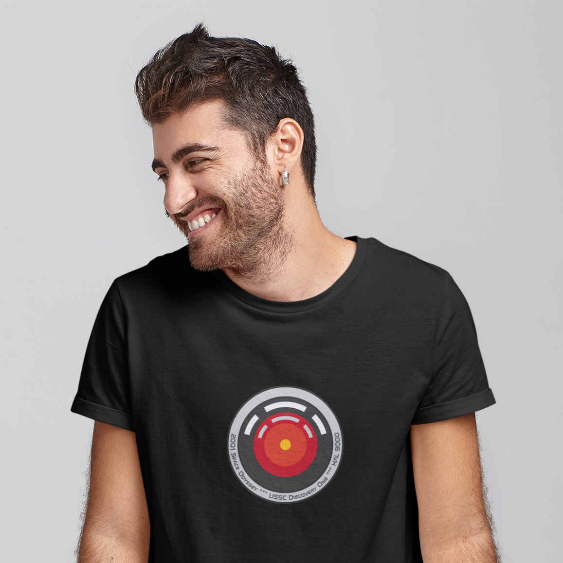 Kubrick - Hal 9000 Printed T-Shirt Looper Tees