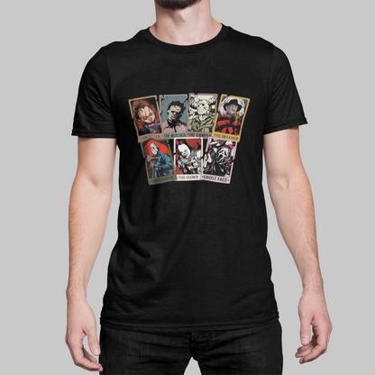 Horror Cards Halloween T-Shirt Looper Tees