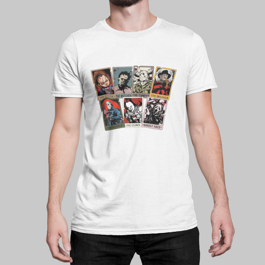 Horror Cards Halloween T-Shirt Looper Tees