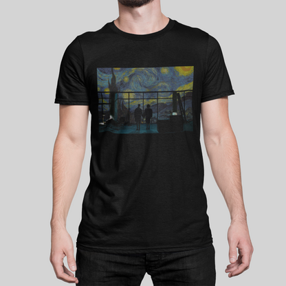 Van Gogh's Fight Club Unisex T-Shirt Looper Tees