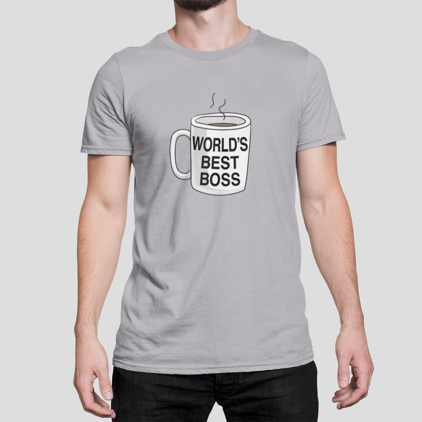 World's Best Boss Unisex Printed T-Shirt Looper Tees