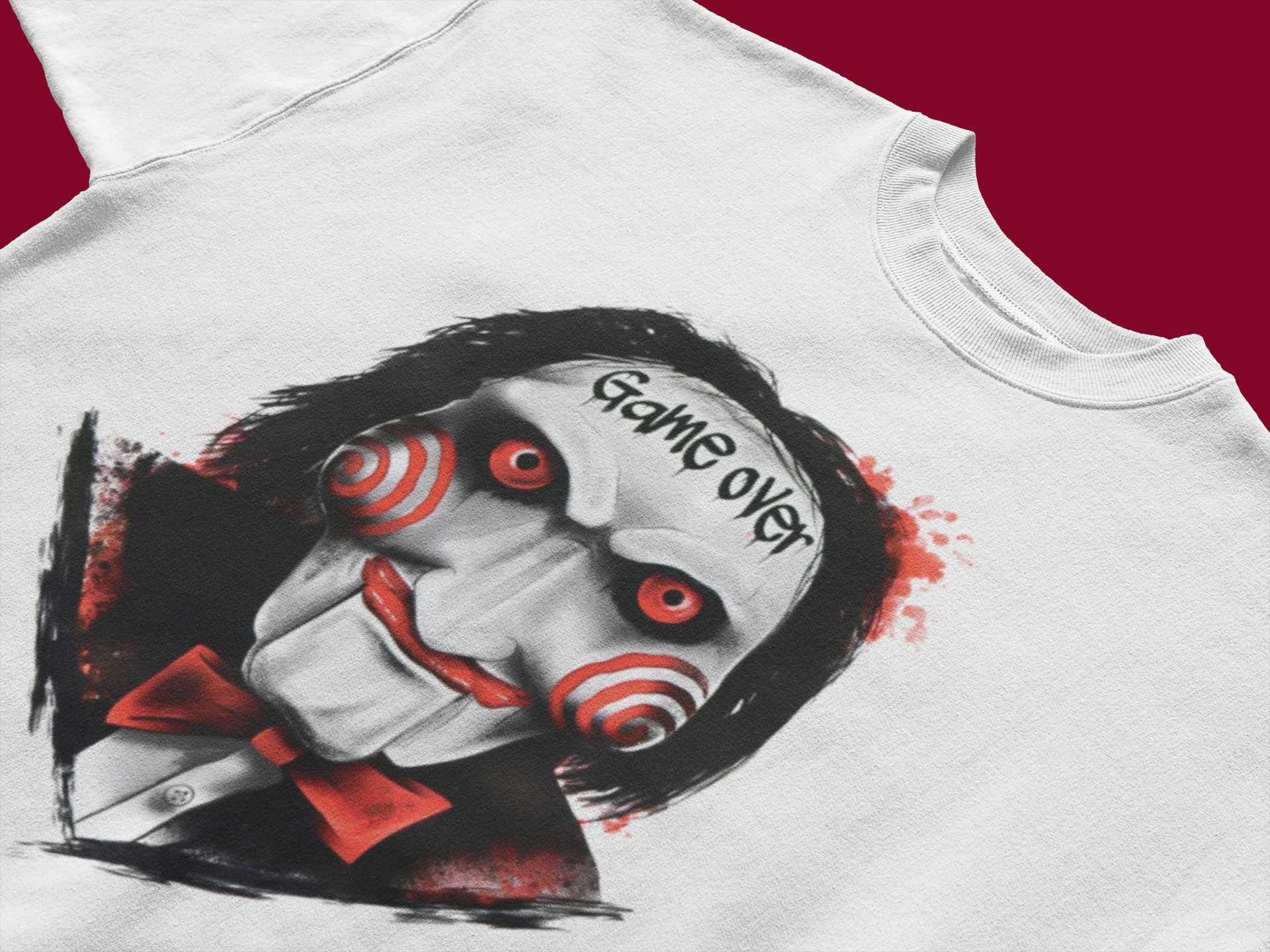 Gameover Horror Halloween T-Shirt Looper Tees