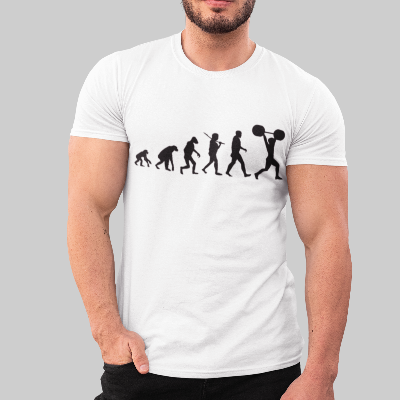 The Fitness Evolution Premium T-Shirt Looper Tees