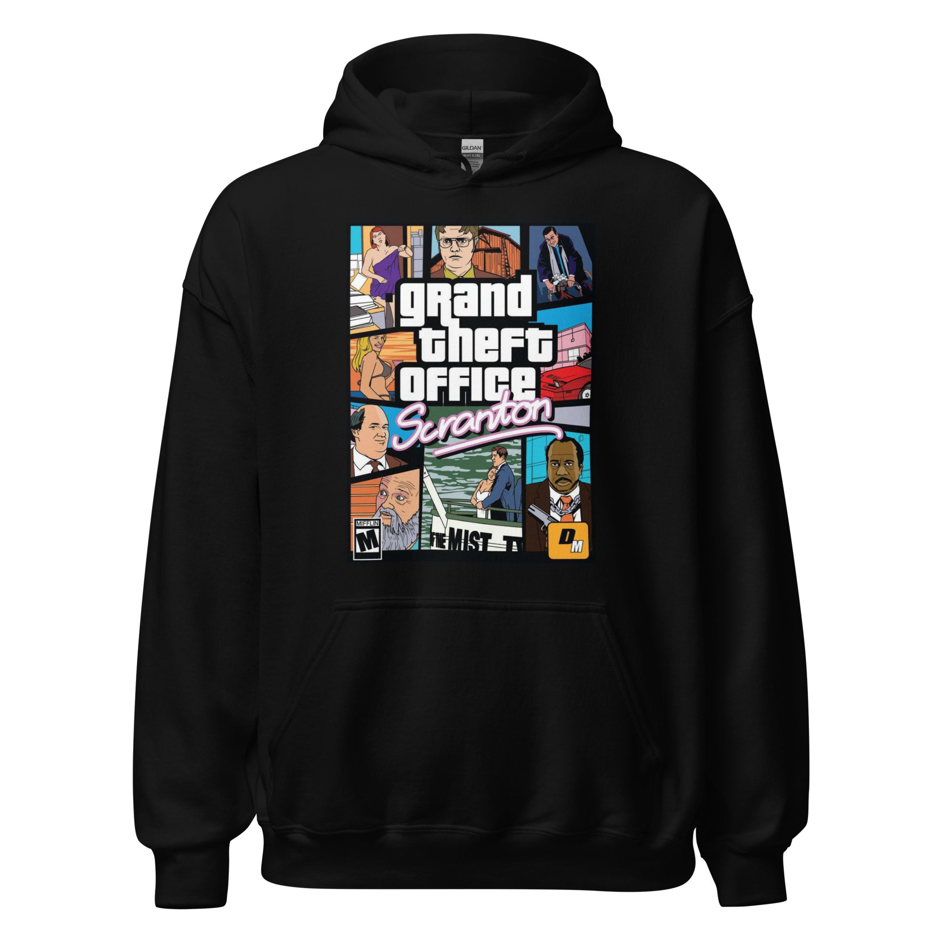 Grand Theft Office - Unisex Premium Hoodie Looper Tees