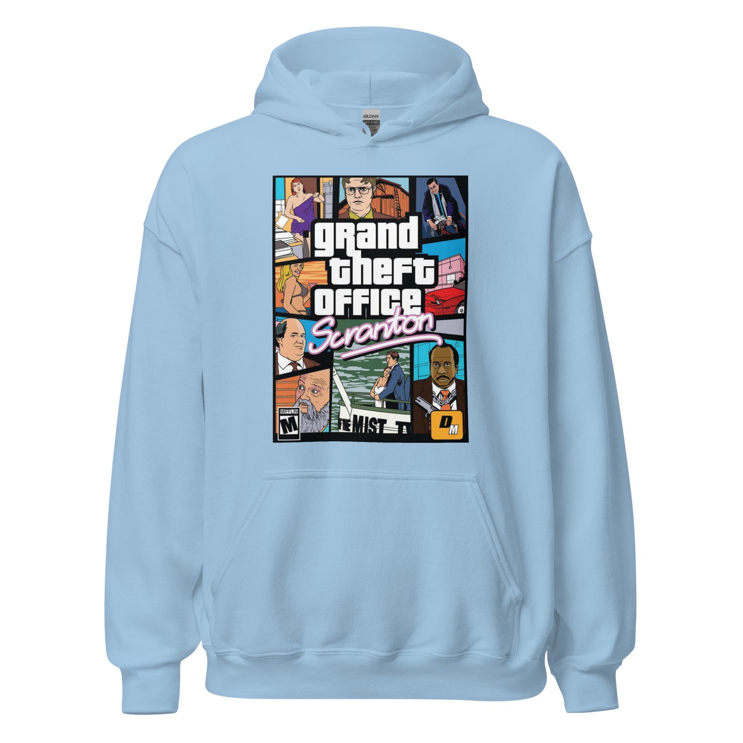 Grand Theft Office - Unisex Premium Hoodie Looper Tees