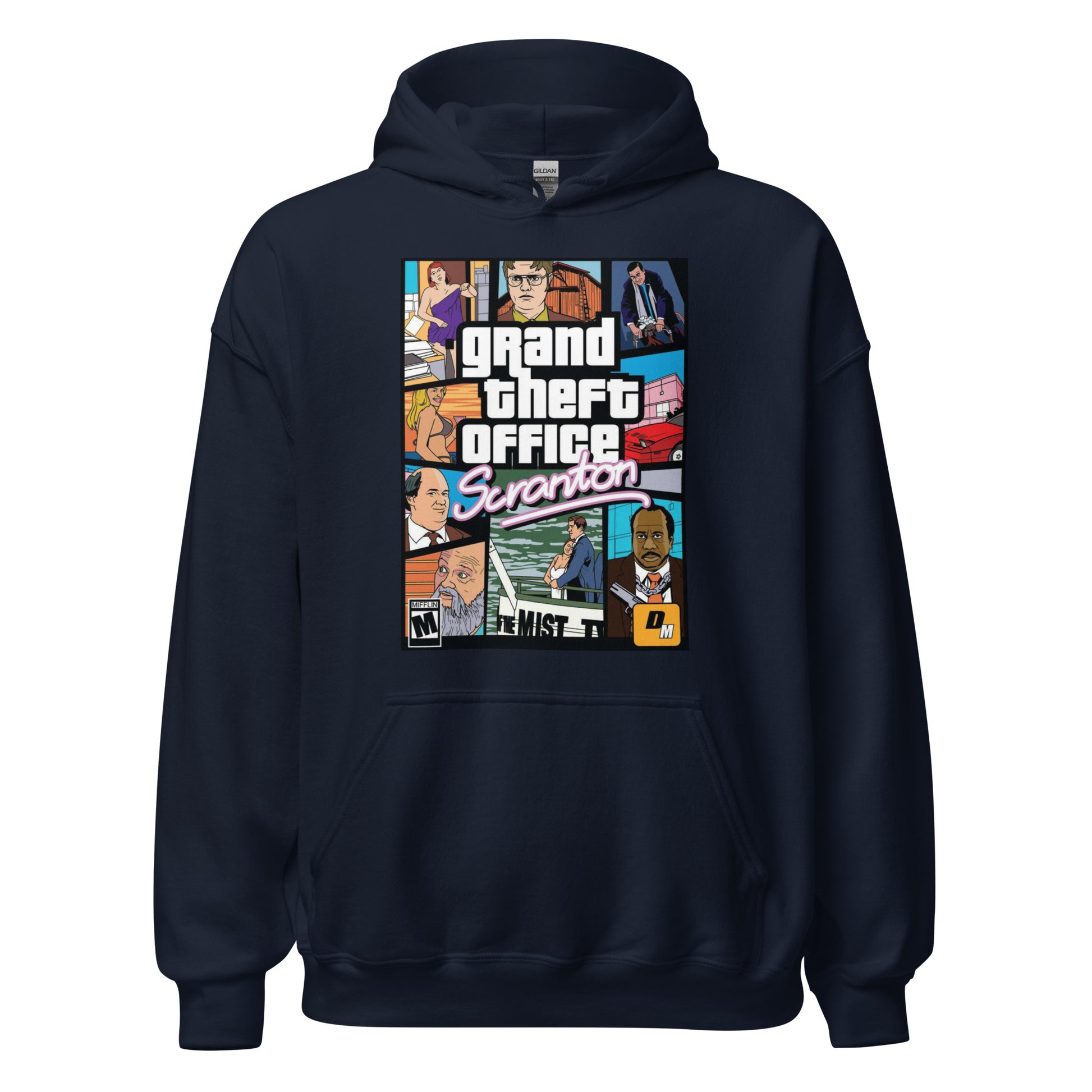 Grand Theft Office - Unisex Premium Hoodie Looper Tees