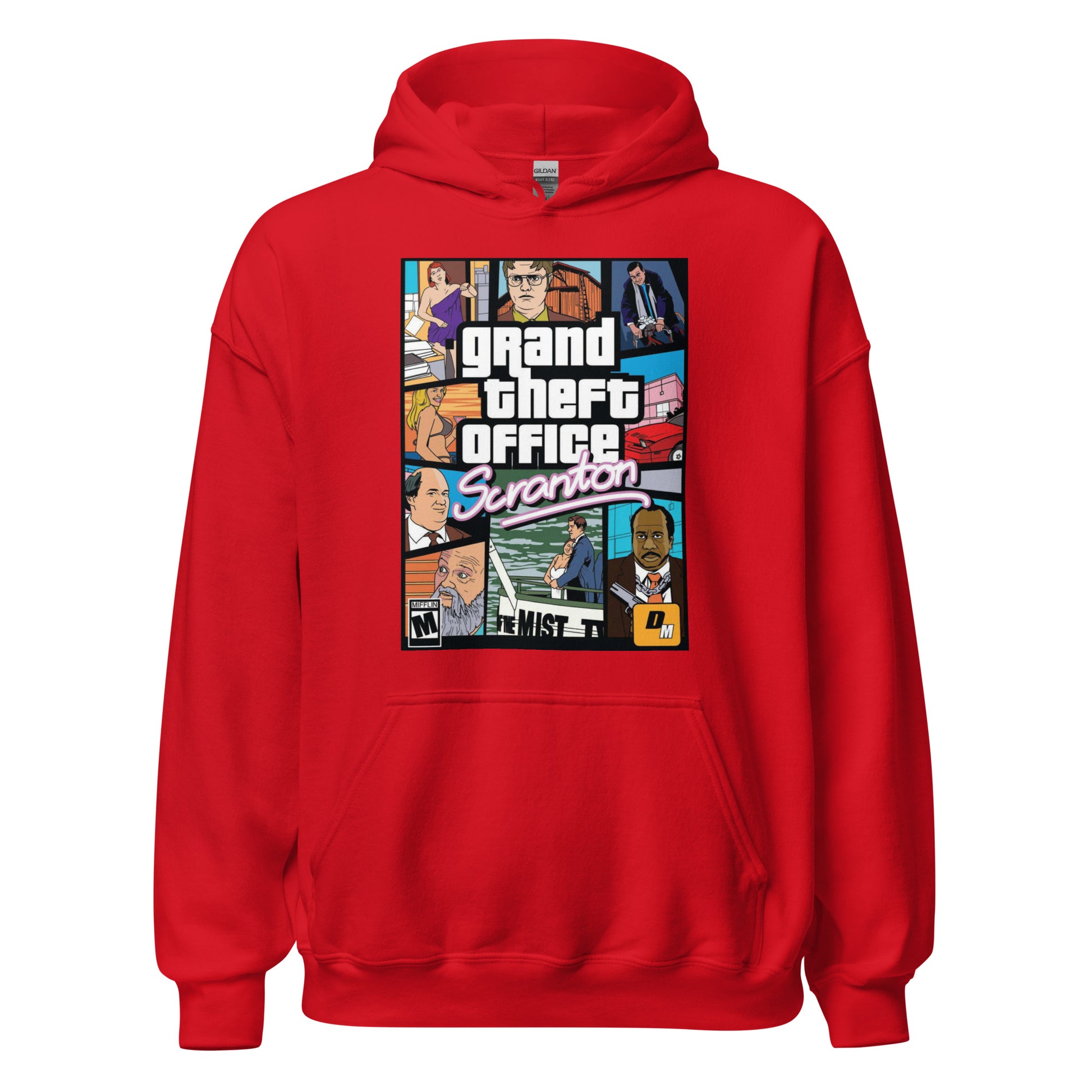 Grand Theft Office - Unisex Premium Hoodie Looper Tees