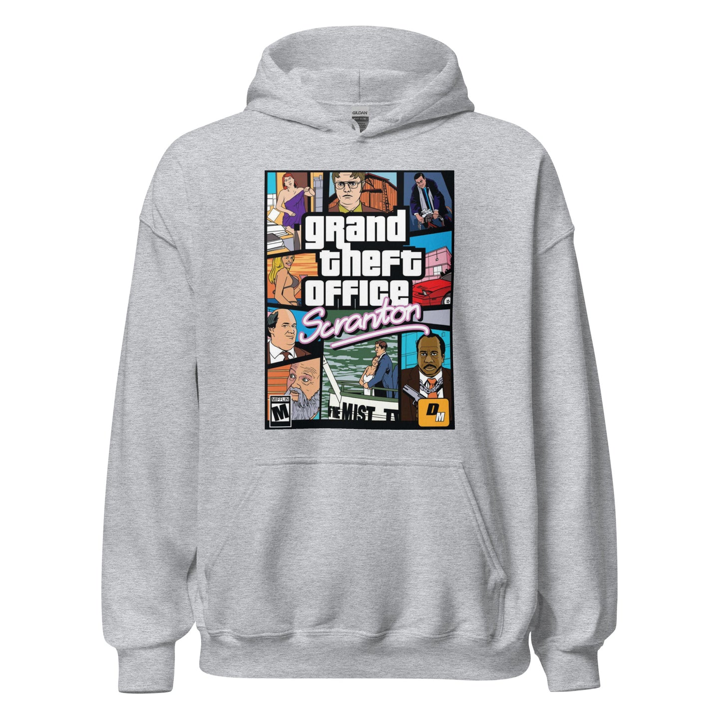 Grand Theft Office - Unisex Premium Hoodie Looper Tees