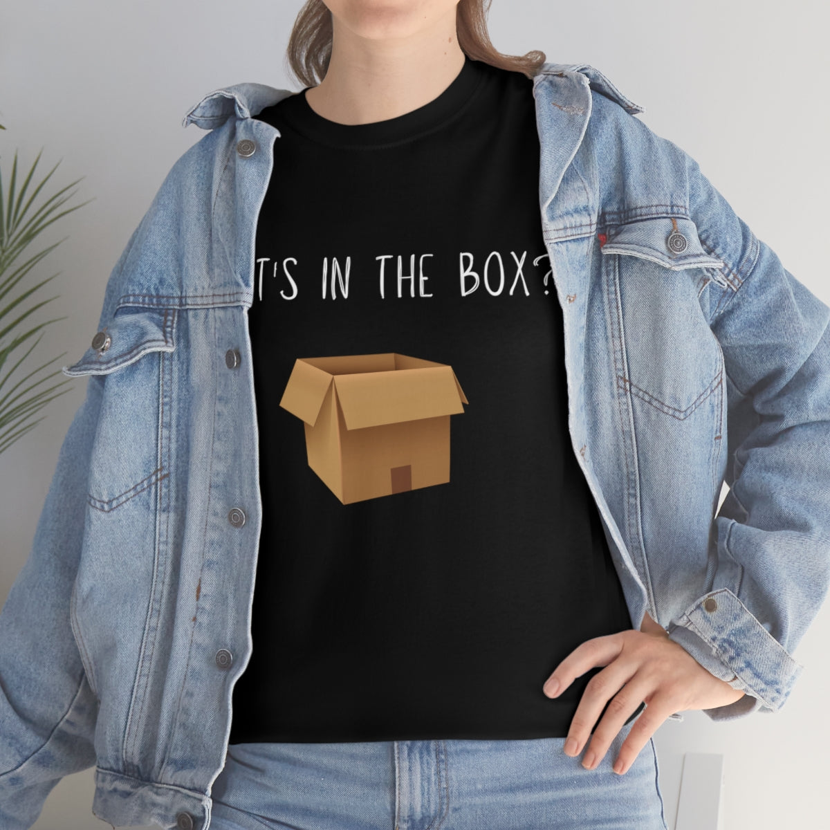 What's in the Box Printed T-shirt Printify