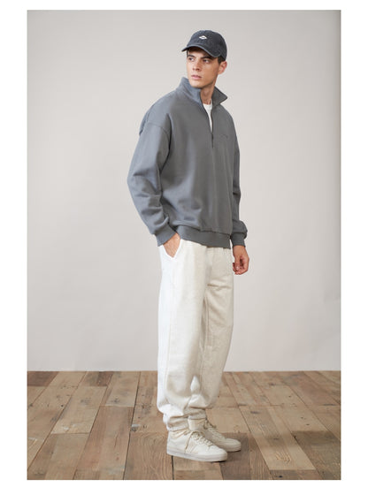 Spring Summer Casual Jogger Pants Men With Drawstring Looper Tees