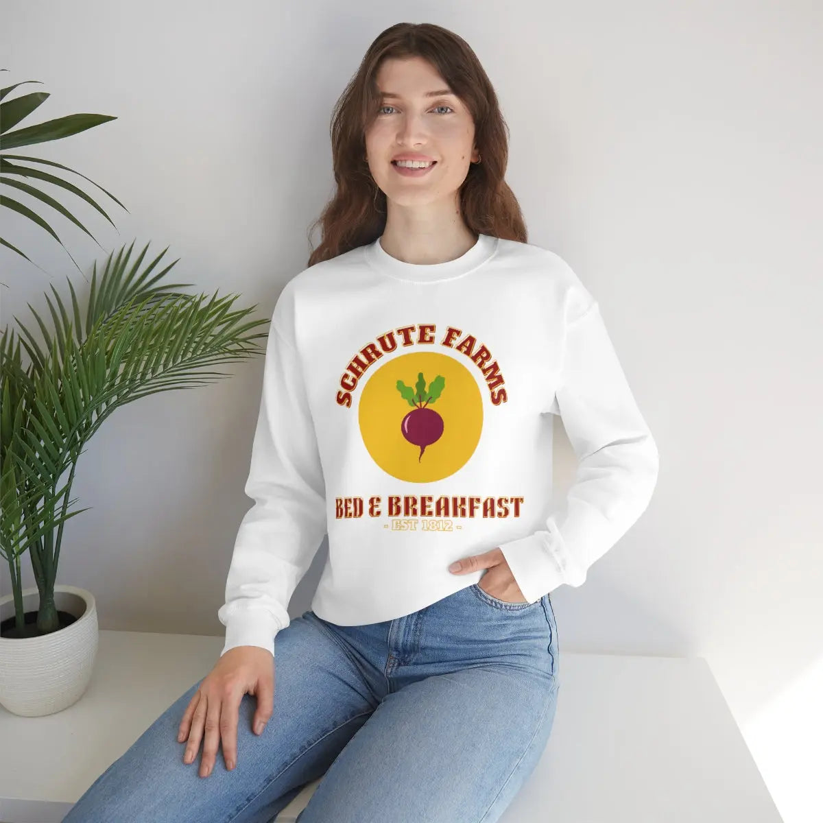 Schrute Farms Bed & Breakfast The Office Unisex Sweatshirt Printify