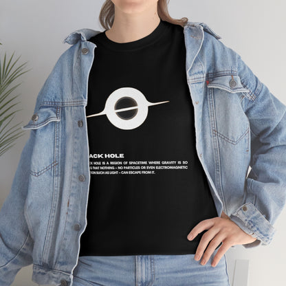 Interstellar - The Black Hole Meaning Printed T-Shirt Looper Tees