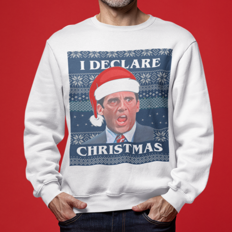 I Declare Christmas Unisex Sweatshirt Looper Tees