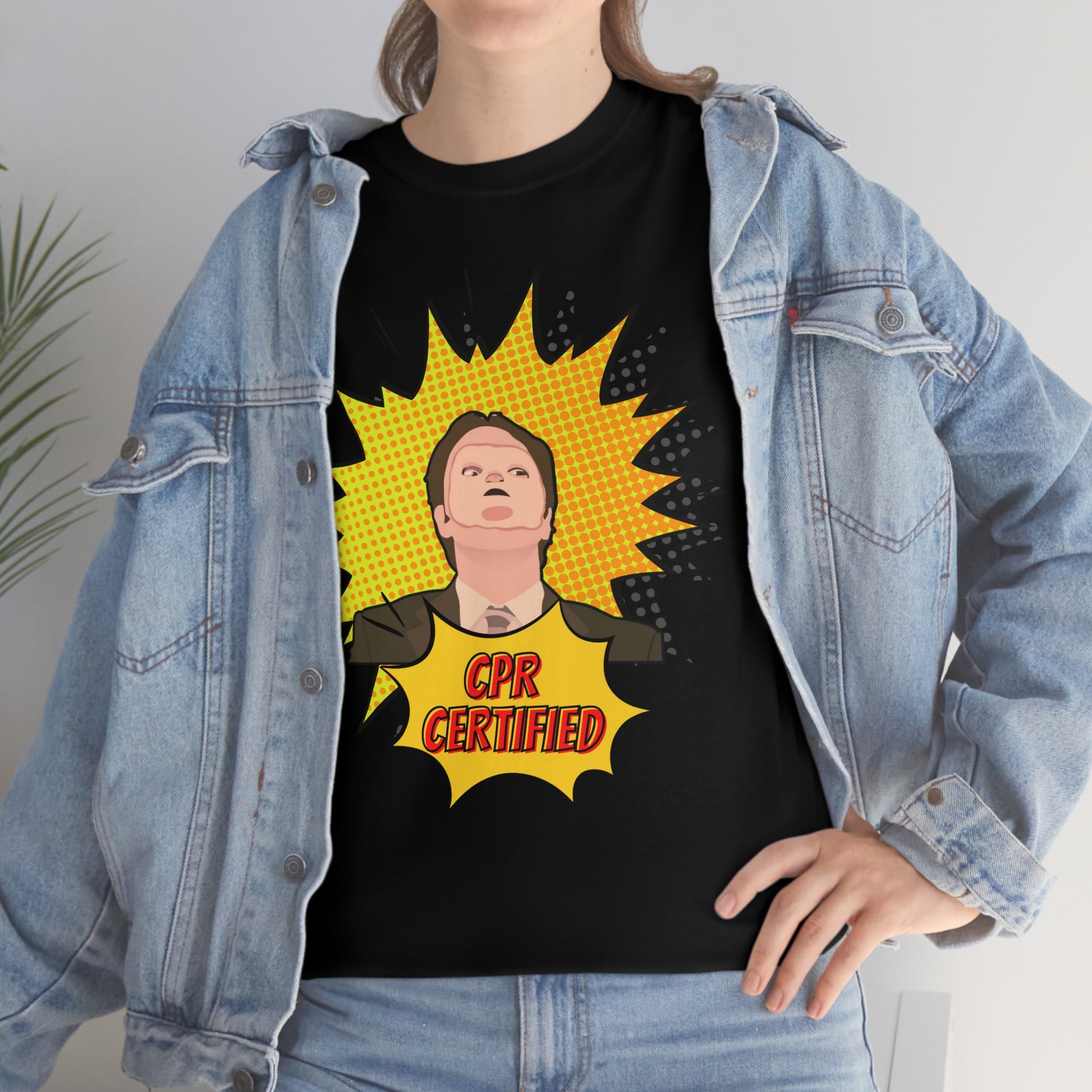 Dwight Skin Mask CPR Certified - Unisex T-Shirt Looper Tees